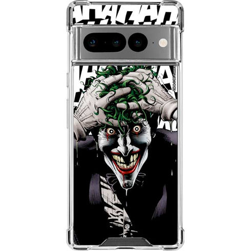 DC Comics The Joker Killing Joke Variant Cover Art by Brian Bolland Google Pixel 7 Pro Clear Case